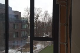 Панорамное остекление балкона Шуко, вид изнутри